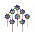 In The Breeze In The Breeze ITB2868 Rainbow Whirl Pinwheel - 8PC ITB2868